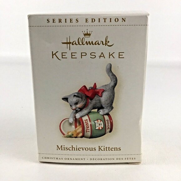 Hallmark Other - Hallmark Keepsake Christmas Ornament Mischievous Kittens #6 Clip On New 2006